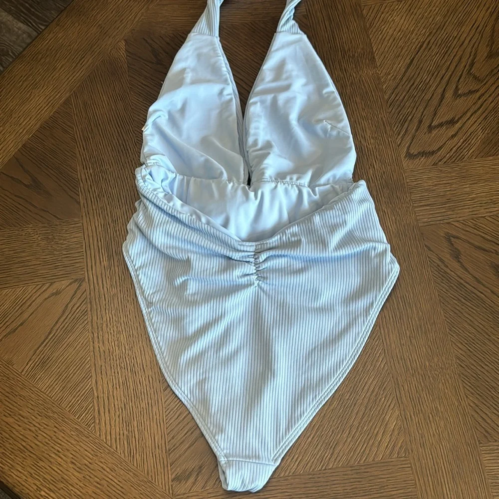 Montce Peri Rib Tropez Tie-Up One-Piece, Size X-Large, $218